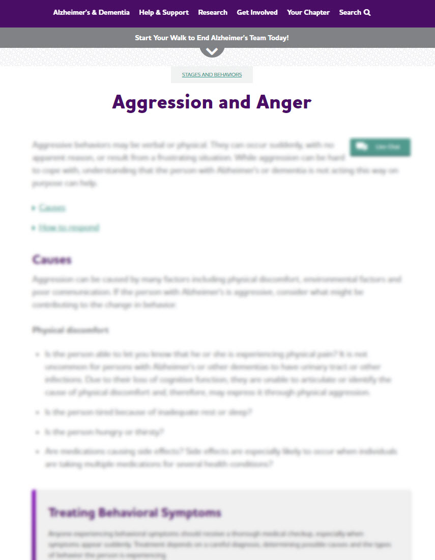 Aggression and Anger