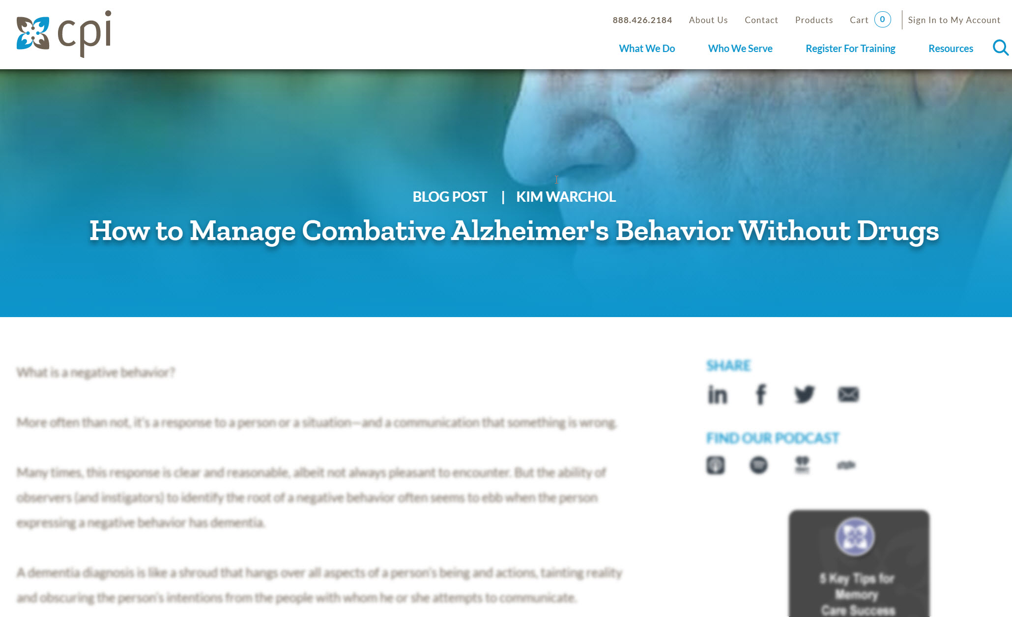 How to Manage Combative Alzheimer's Behavior Without Drugs