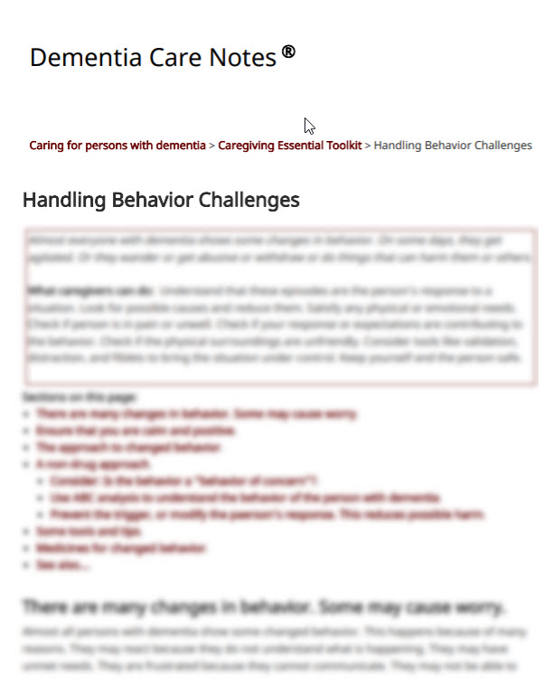 Handling Behavior Challenges