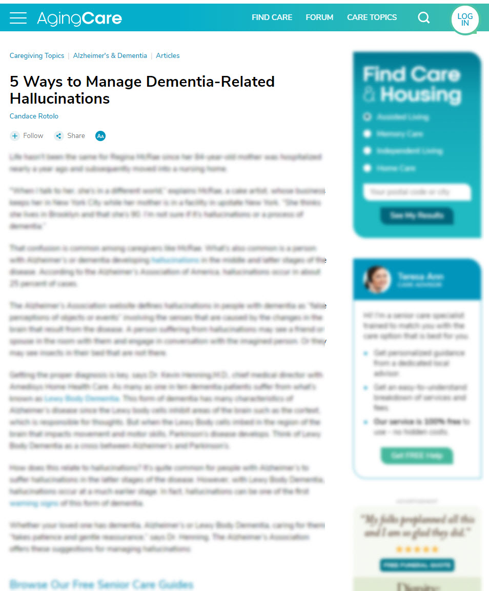 5 Ways to Manage Dementia-Related Hallucinations