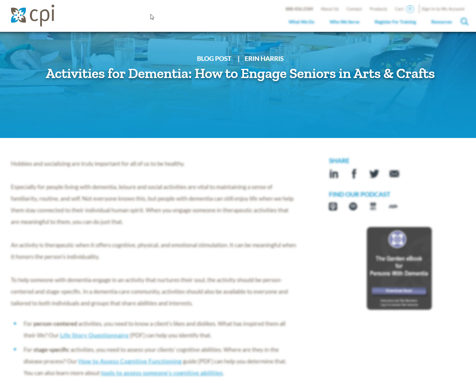Activities for Dementia: How to Engage Seniors in Arts & Crafts