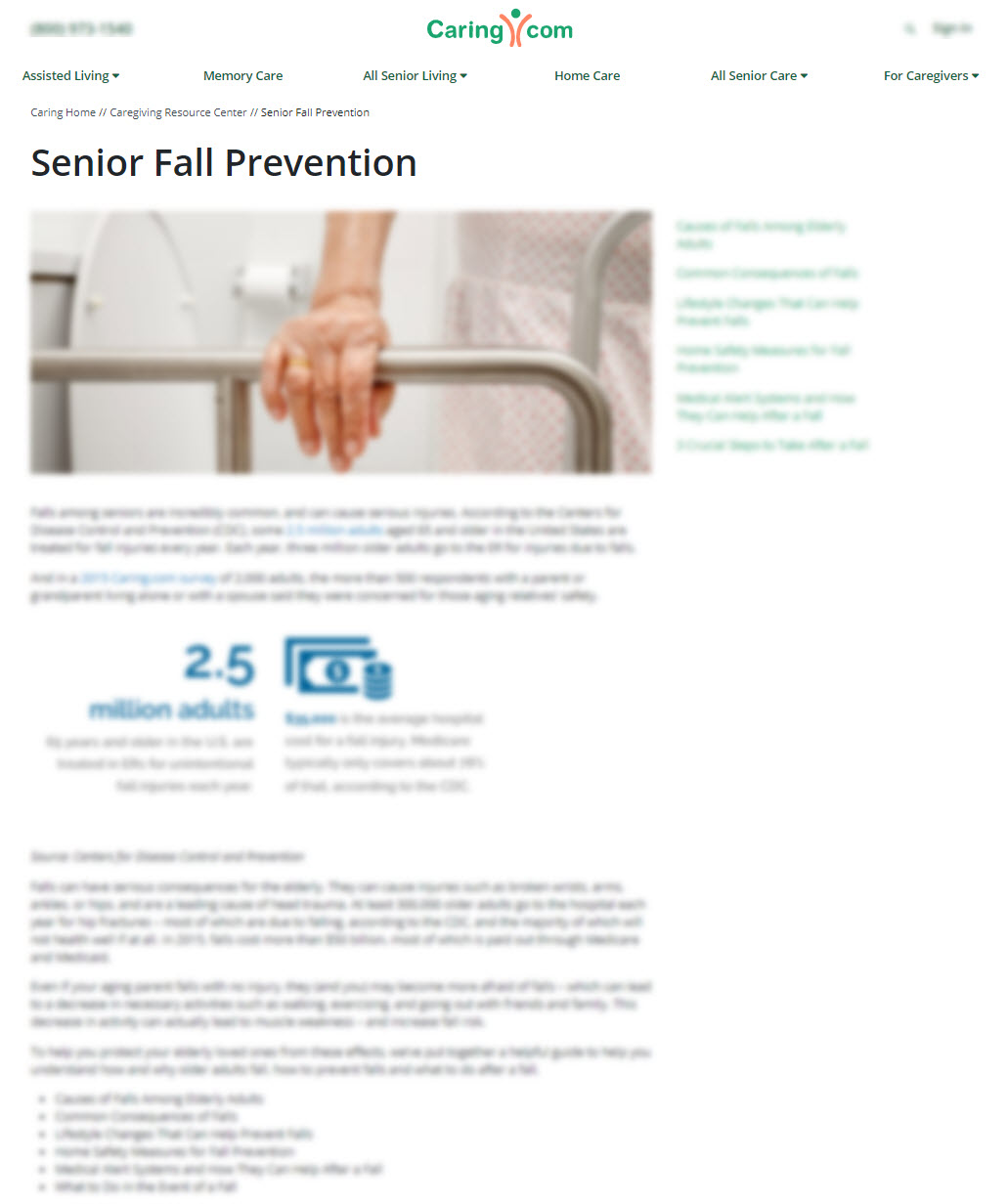 Senior Fall Prevention