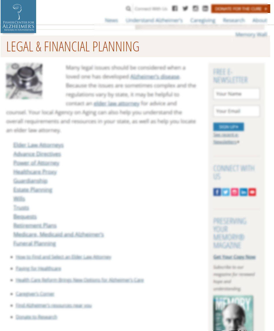 Legal & Financial Planning