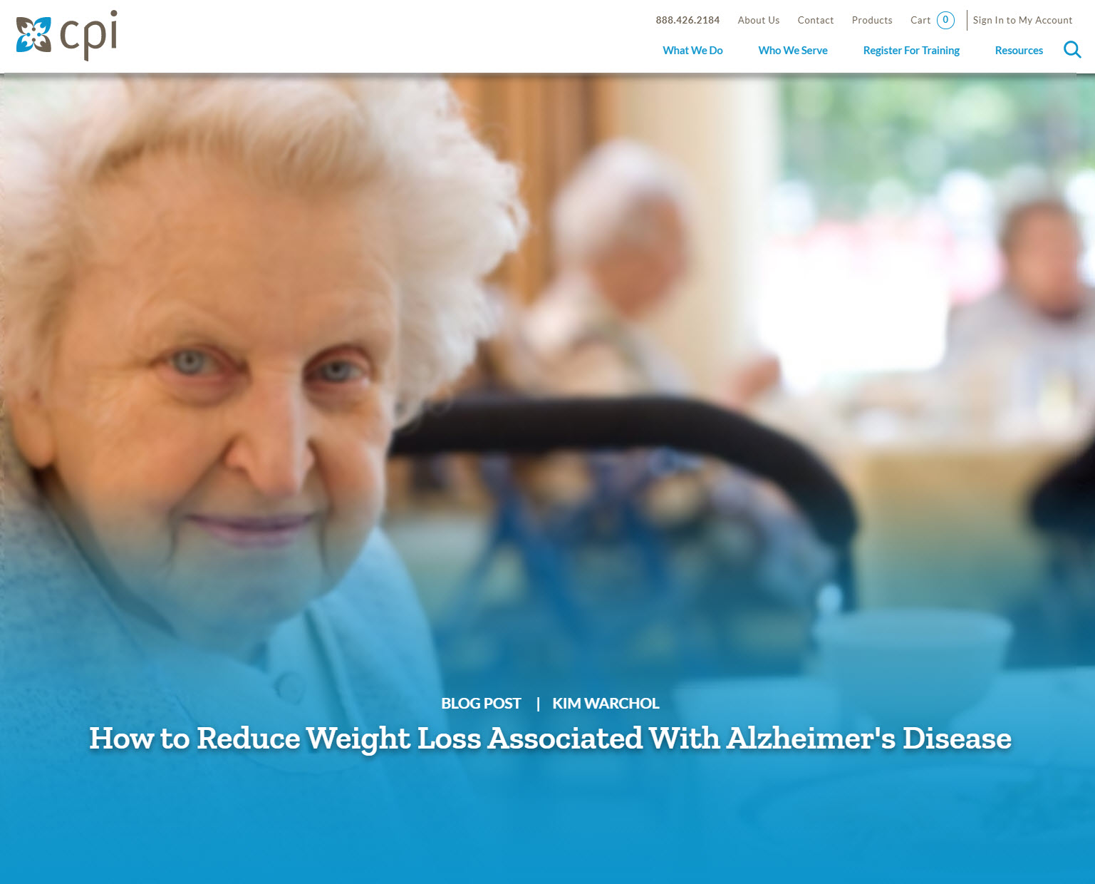 How to Reduce Weight Loss Associated With Alzheimer's Disease