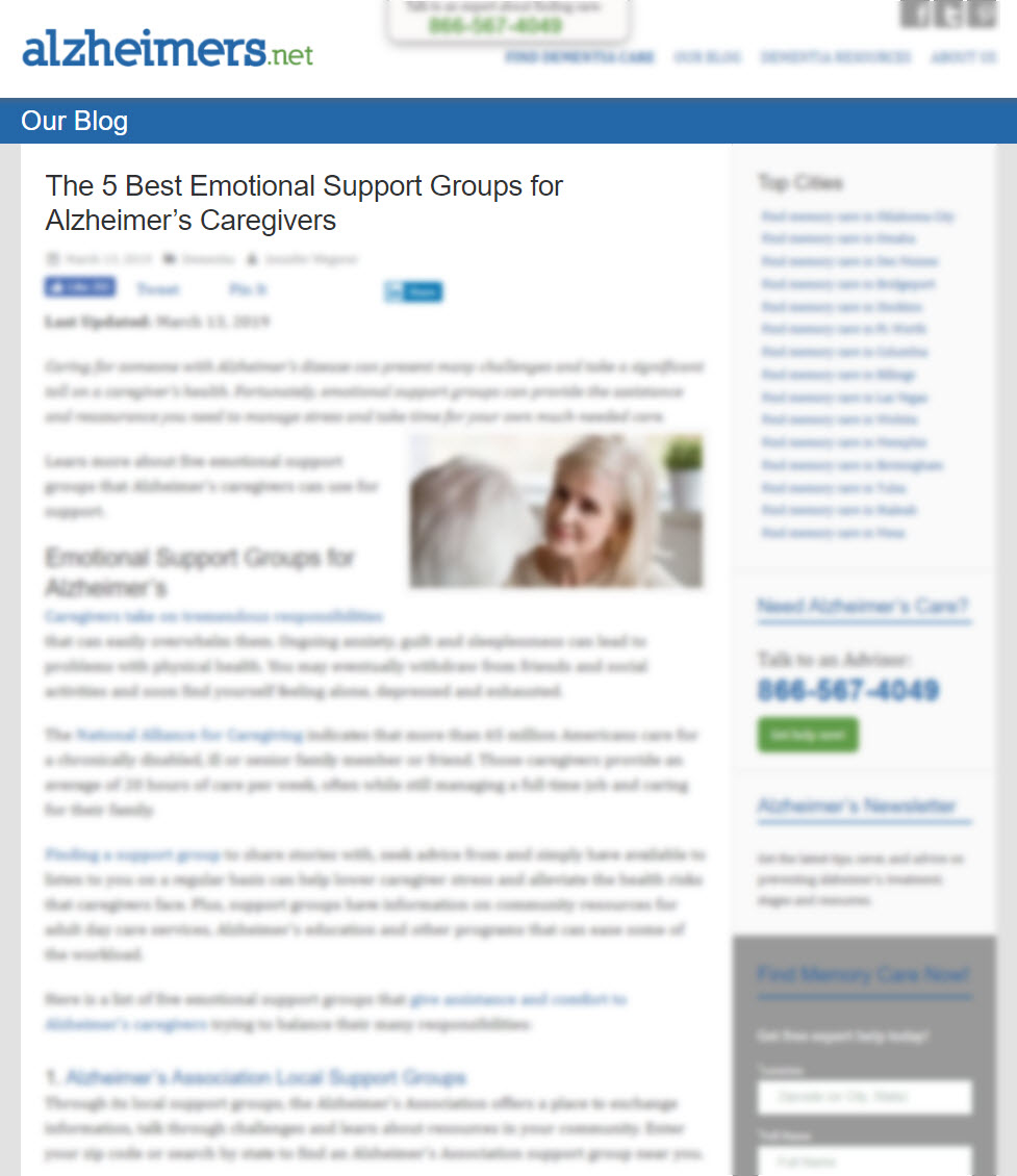 The 5 Best Emotional Support Groups for Alzheimer’s Caregivers